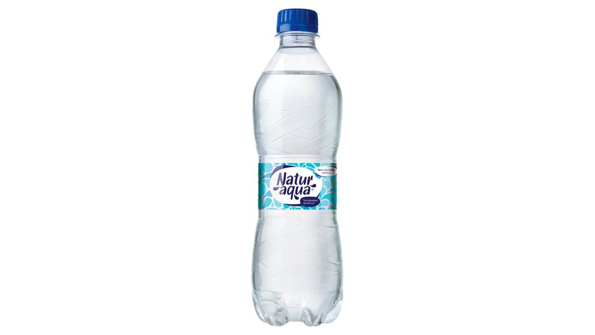NaturAqua szén-dioxiddal dúsított természetes ásványvíz 500 ml