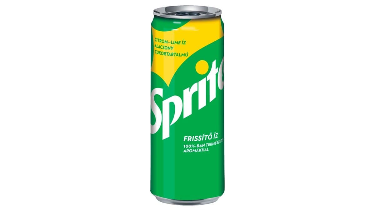 Sprite citrom és lime ízű szénsavas üdítőital cukorral és édesítőszerekkel 330 ml