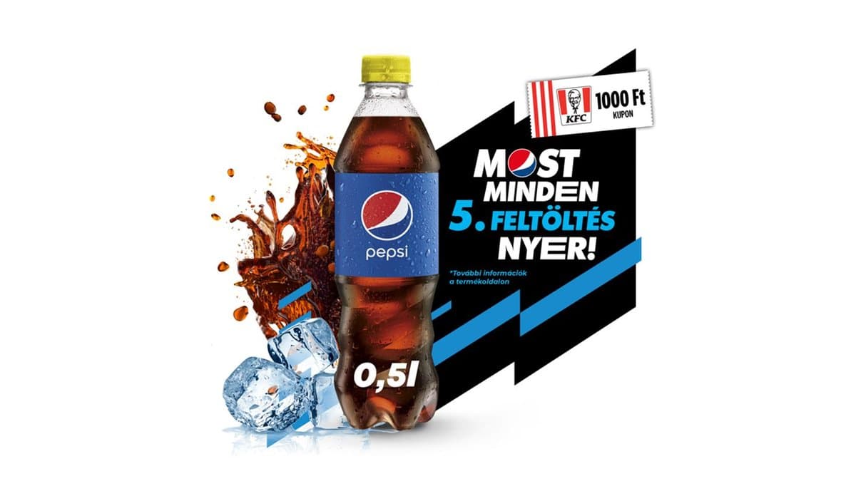 Pepsi colaízű szénsavas üdítőital 0,5 l