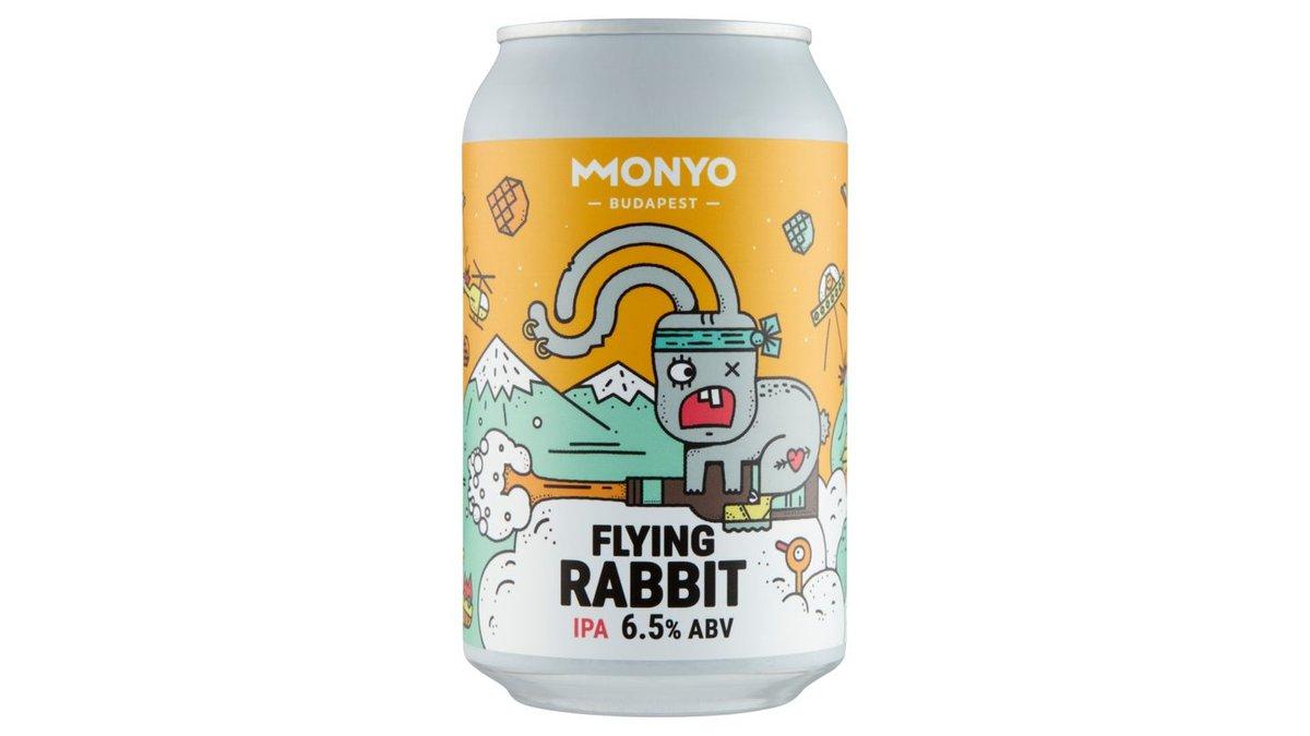 MONYO Flying Rabbit India Pale Ale Type Unfiltered Top-Fermented Beer 6,5% 330 ml