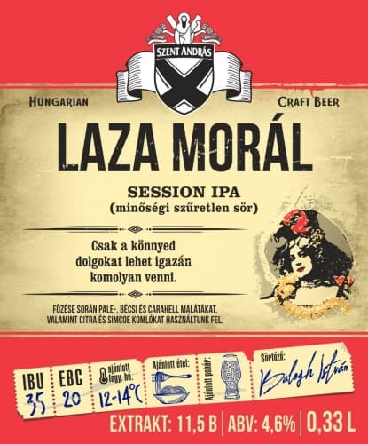 Laza Morál