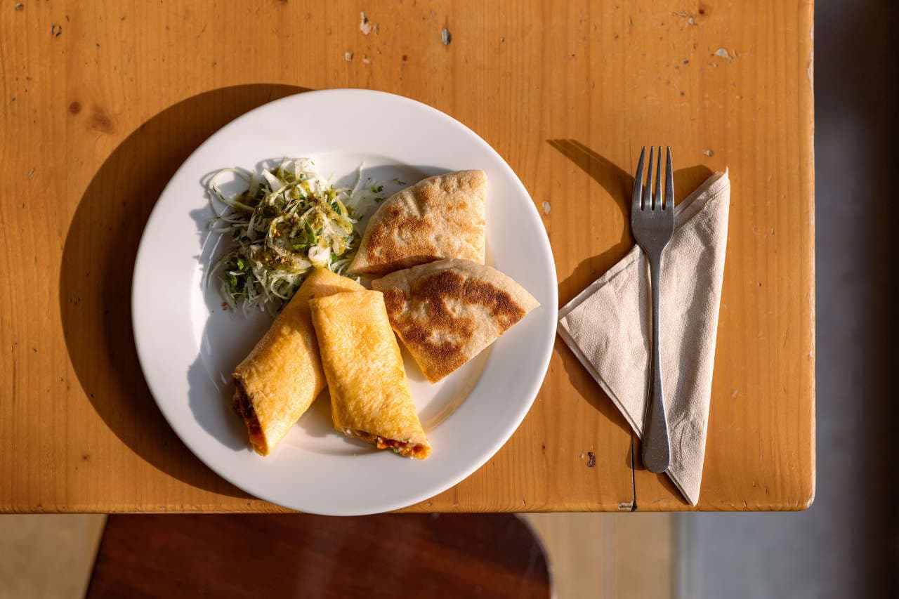 Omlette with herbs