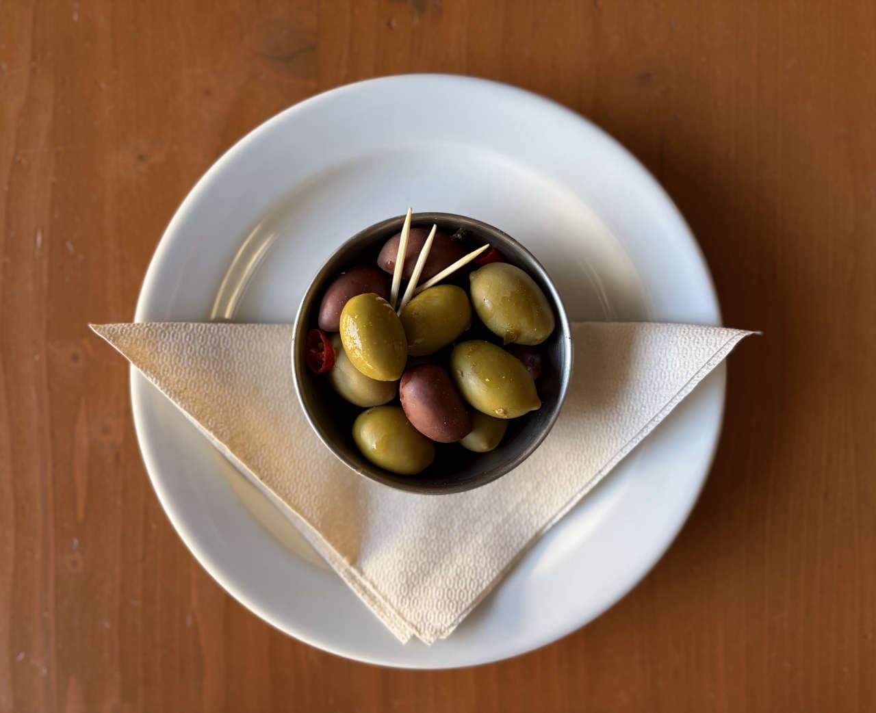marinated spicy olives