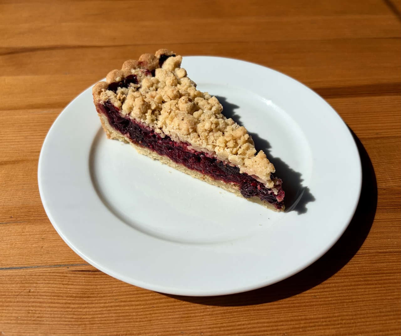 Cherry Crumb Pie