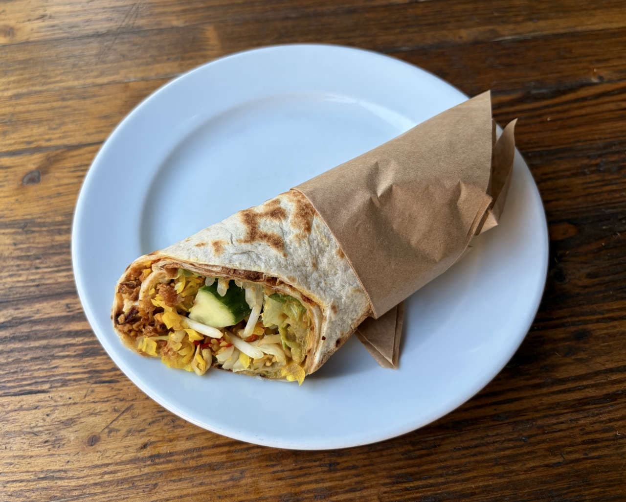 Indonesian Peanut Butter Vegetable Wrap