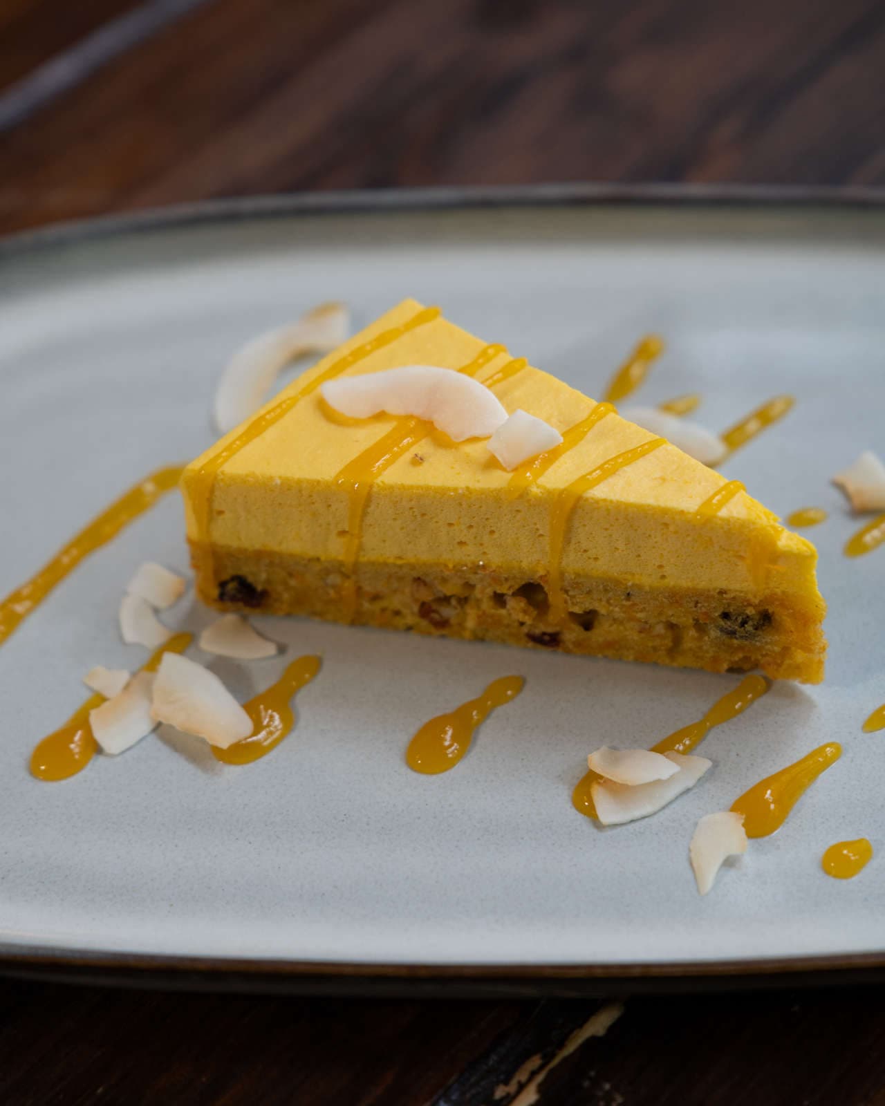 MANGO MOUSSE CARROT CAKE