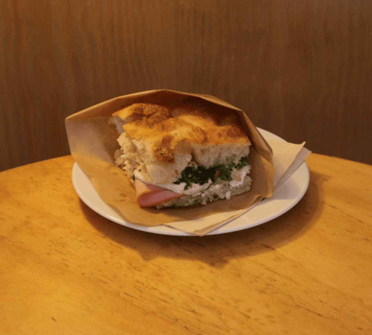Schiacciata with Mortadella