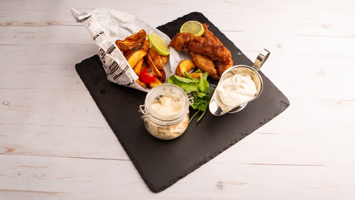 Fish & Chips, angoltartár